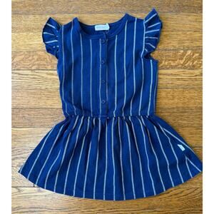 Miles the Label Girls' Blue Striped Dress Size 2